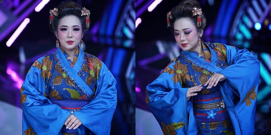 7 Portraits of Soimah Wearing Kimono, Already Resembling Japanese Geisha - Super Cool!