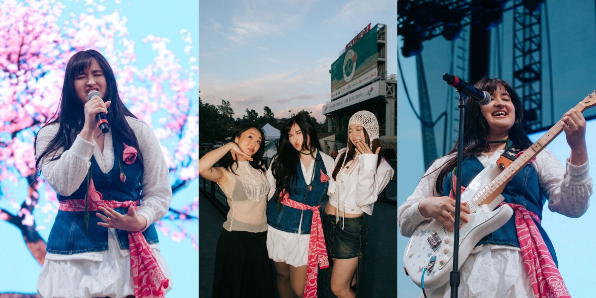 7 Photos of Stephanie Poetri Performing for the First Time After Getting Married at HITC 2025, Radiating Happiness as a Newlywed