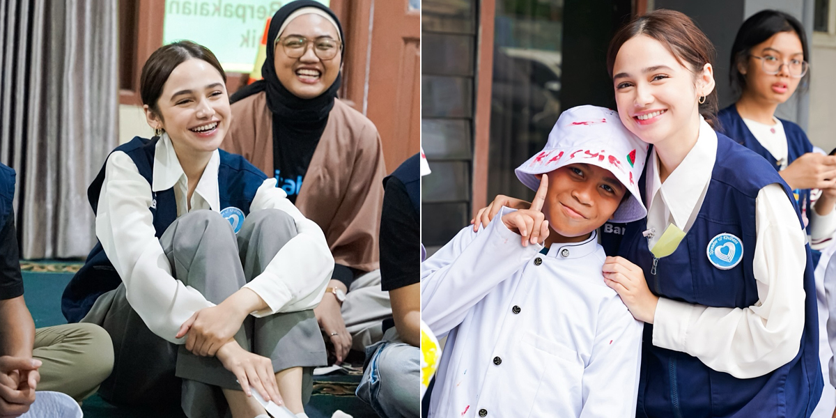 7 Photos of Syifa Hadju Celebrating Her 24th Birthday with Orphanage Children, Both Inner and Outer Beauty