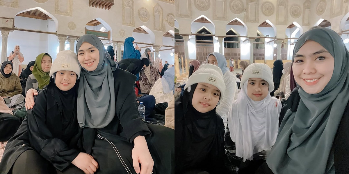 7 Photos of Oki Setiana Dewi's First Tarawih in Egypt, Admits This Ramadan Feels Different