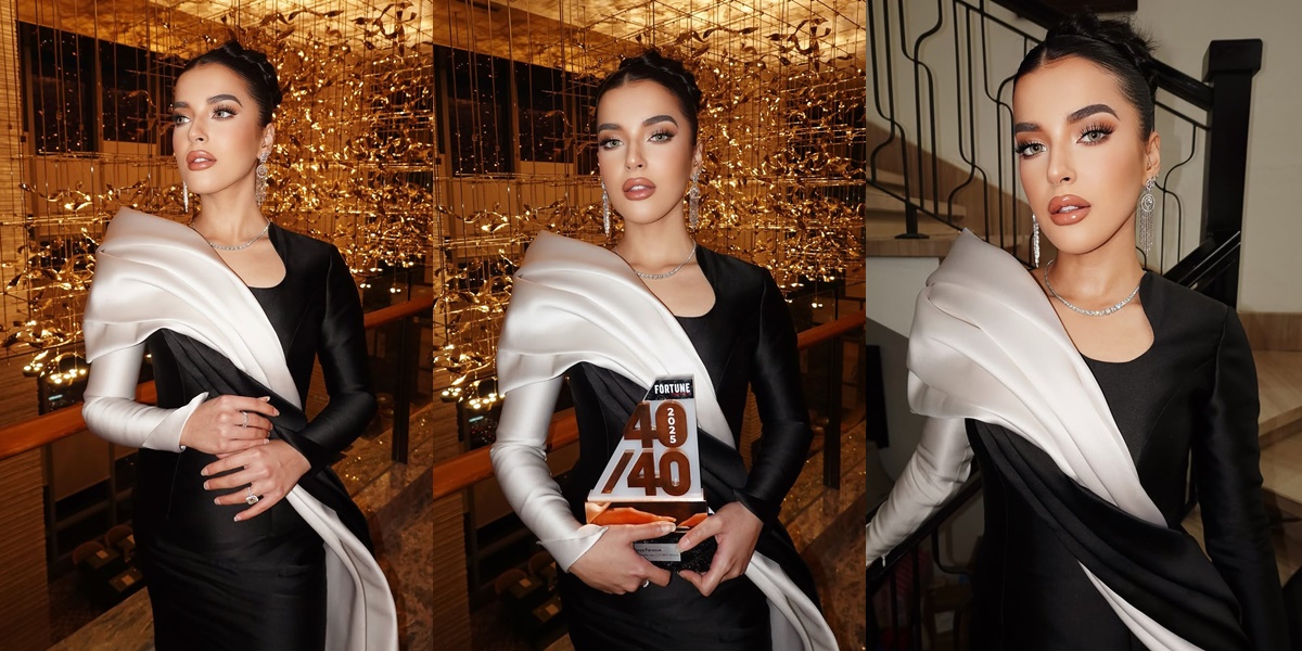 7 Portraits of Tasya Farasya Receiving the 'FORTUNE Indonesia 40 Under 40' Award, Her Flawless Beauty