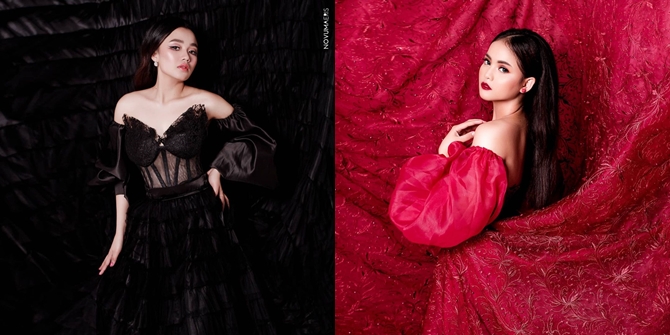 7 Latest Portraits of Not Ordinary Dangdut Stars, Compact Appearance Luxurious and Glamorous - Putri DA Attracts Attention with a Crimson Red Gown