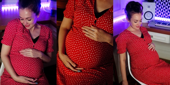 7 Latest Portraits of Rianti Cartwright, Happier in the 8th Month of Pregnancy