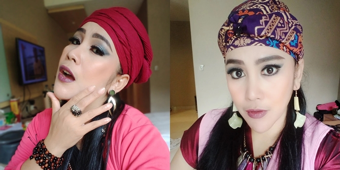 7 Latest Portraits of Rita Hamzah, Star of the Soap Opera 'BUKU HARIAN SEORANG ISTRI' When Wearing a Turban, Appearing Eccentric - Mysterious