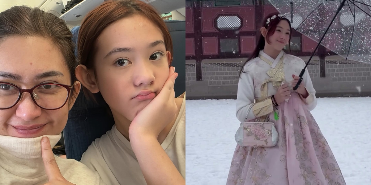 7 Portraits of Mikhaela's Transformation, Nafa Urbach's Daughter, Who is Now 13 Years Old, More Beautiful Like a Princess When Wearing Hanbok