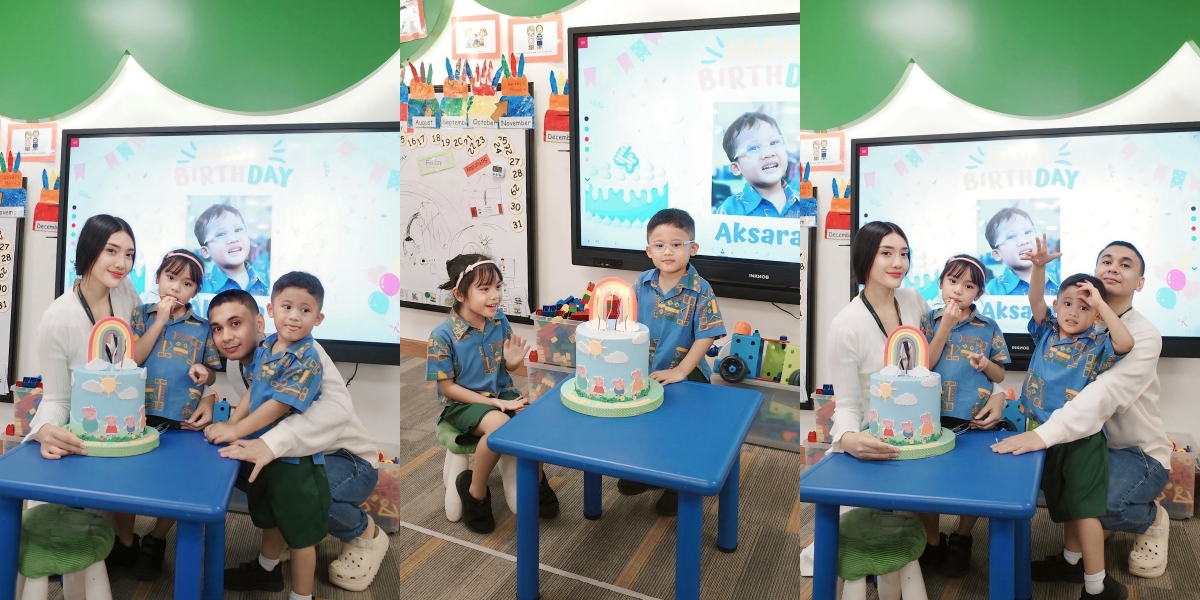 7 Birthday Photos of Raditya Dika's Child Aksara, Celebrated at School with Family and Friends