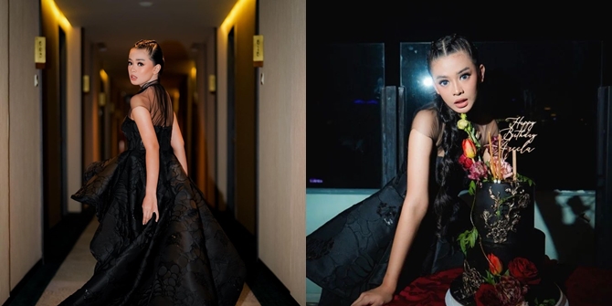 7 Potret Ulang Tahun Aqeela Calista Bintang 'BUKU HARIAN SEORANG ISTRI', Tampil Cantik Menawan dalam Balutan Gaun Hitam - Dihadiri para Seleb