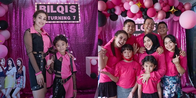 7 Portraits of Bilqis Putri Ayu Ting Ting's 7th Birthday, Dressing Up Like Blackpink - Attended by Aditya Jayusman