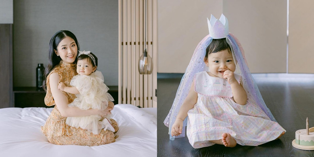 7 Birthday Photos of Julia, Jessica Tanoe's Daughter, Beautiful in a Crown and Veil - Her Expressions Are Adorable While Eating Cake