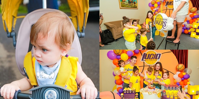 7 Portraits of Lucio's 3rd Birthday, Celine Evangelista and Stefan William's Son, Festive with a Basketball Theme