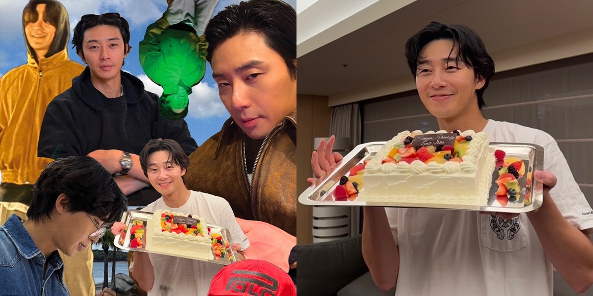 7 Photos of Park Seo Joon's 36th Birthday, Brings a Fruit-Topped Cake & Flooded with Funny Messages from Indonesian Fans