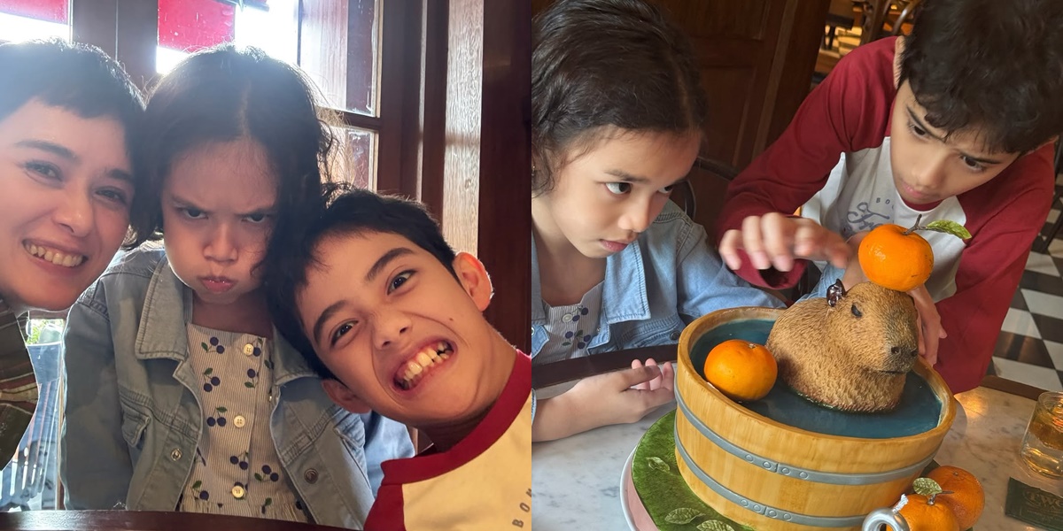 7 Photos of Clover's Birthday, Fachri Albar and Renata Kusmanto's Child, Celebrated Without Father - Flood of Congratulations from Artists