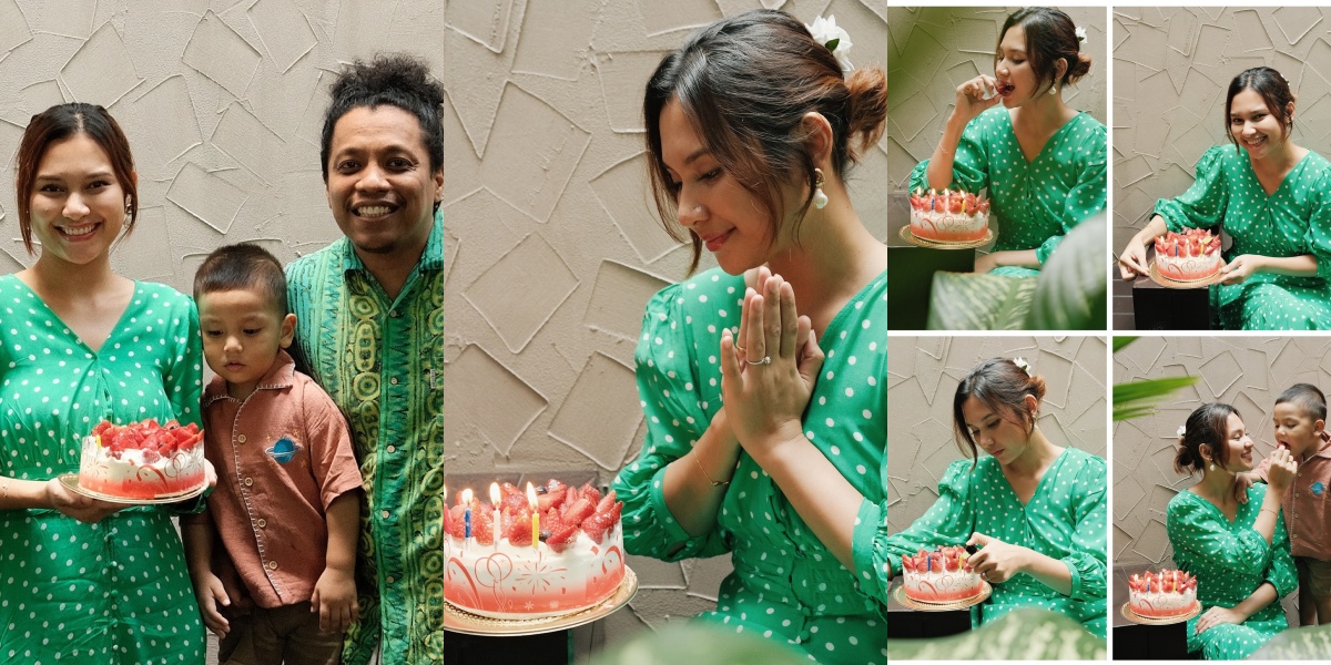 7 Beautiful Birthday Portraits of Indah Permatasari Celebrated Simply, Arie Kriting Gave a Special Gift
