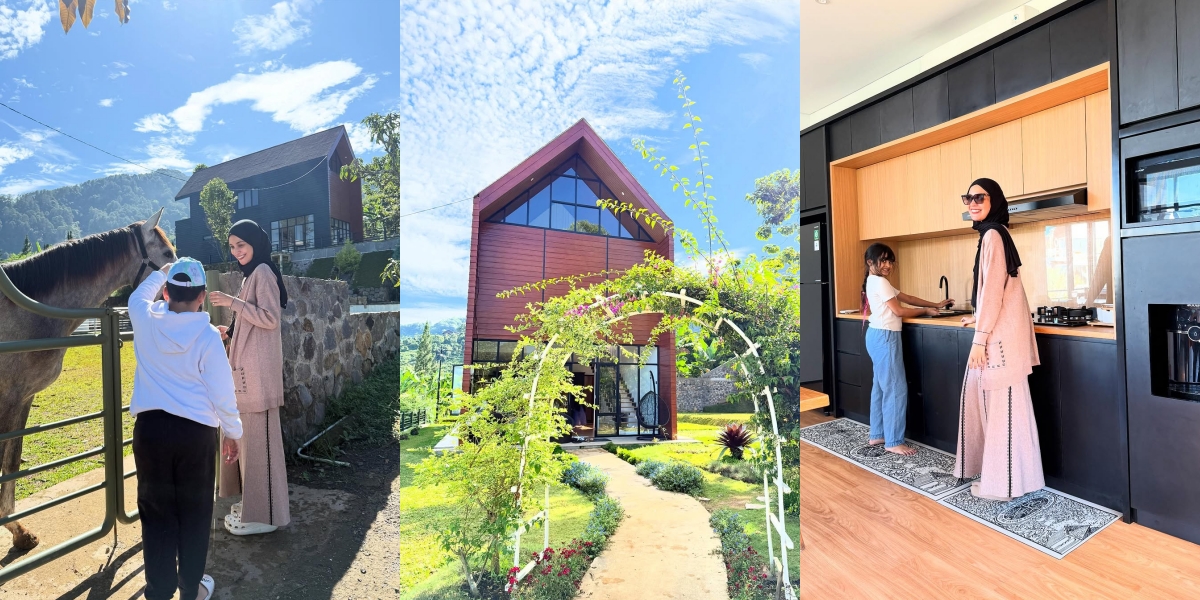 7 Photos of Shireen Sungkar's New Villa in Puncak, Very Foreign Vibes Complete with a Horse Field - Mountain View