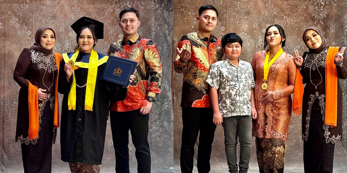 7 Photos of Muzdalifah's Child Graduation, Becomes an Accounting Graduate - Attended by Fadel Islami & Nassar's Son