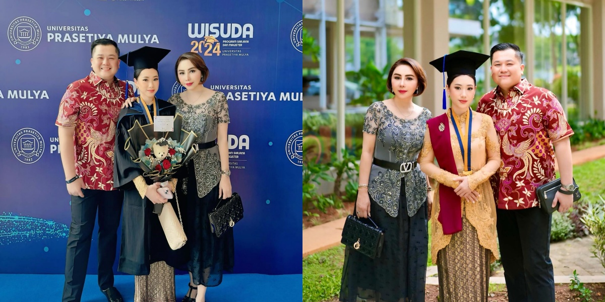 7 Portraits of Graduation of Cinta Richita, the Eldest Child of Femmy Permatasari, Proud Mother