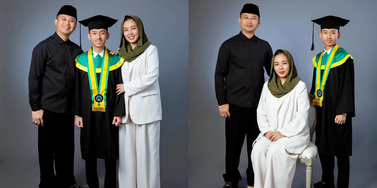 7 Photos of SMA Graduation of Diksa, Soimah's Child, with the Celebrity and Husband Accompanying - Wearing Simple Outfits