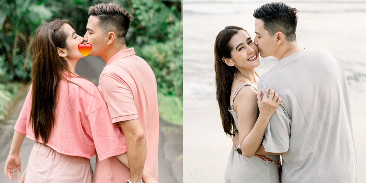 7 Years of Marriage for Ardina Rasti and Arie Andika, Sharing Moments of Their Sweet Kiss