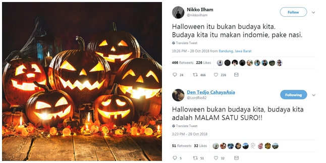 8 Tweets 'Halloween Is Not Our Culture' This Is So Indonesian!