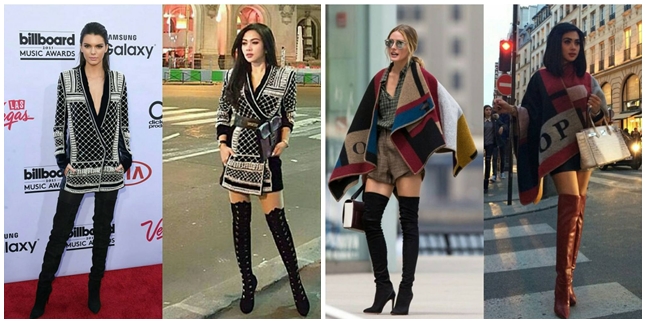 8 Syahrini Fashion That are Also Worn by International Celebrities, Which One is Cooler?