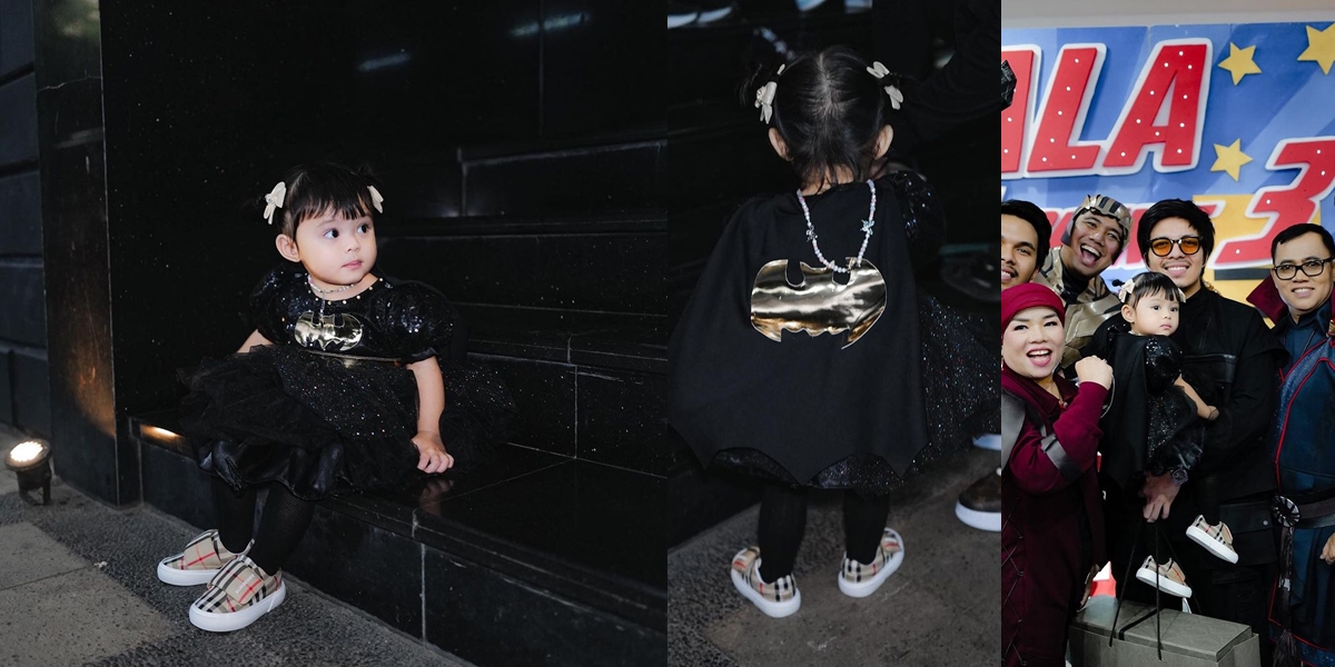 8 PHOTOS Ameena Atta Comes to Gala Sky Birthday Party, Becomes Super Cute Batgirl - Riding a Luxury Car