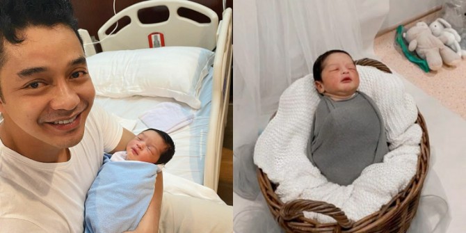 8 Photos of Baby Ardashir, Adly Fairuz and Angbeen Rishi's First Child, So Handsome