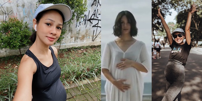 8 Photos of Andien Aisyah's Baby Bump, Still Participating in a Marathon Despite Being Pregnant