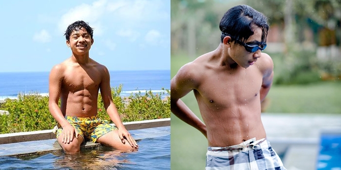 8 Photos of Betrand Peto Showing off Six Pack Abs While Swimming, Now He's a Teenager