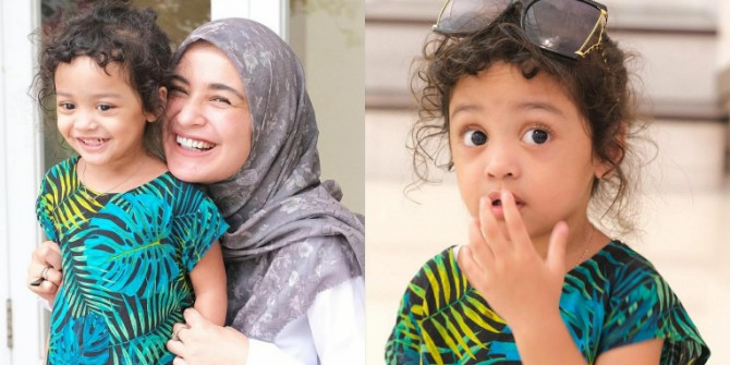 8 Photos of Dek Sya, Shireen Sungkar's Youngest Child, Who is the Calmest Compared to Her Siblings, the Cute One with Curly Hair