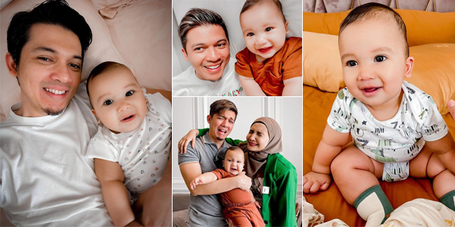 8 Handsome Photos of Baby Ukkasya Who is said to Resemble Irwansyah More, Has a Sweet Smile and Adorable Round Eyes