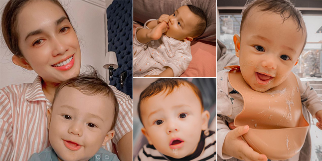 8 Funny Photos of Baby Saka, Ussy and Andhika Pratama's Son that Make Netizens Melt, So Handsome!