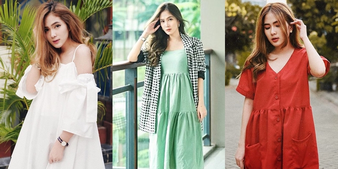 8 Stunning Photos of Shanice Margaretha Wearing a Series of Dresses, Nayla 'NALURI HATI' Looks More Glowing and Beautiful!