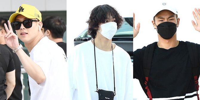 8 Photos of Monsta X Heading to Indonesia, Casual Yet Very Hot