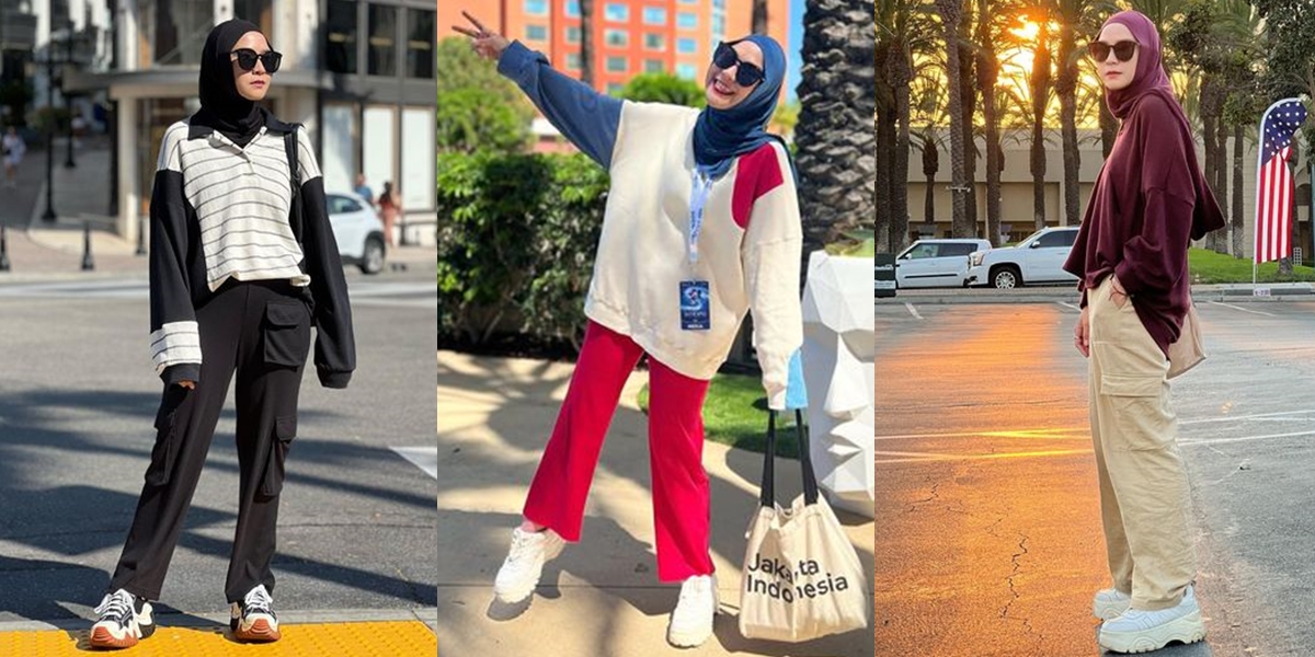 8 Photos of Zaskia Adya Mecca's OOTD During Vacation in Los Angeles, Beautiful Mama Looks Chic and Up-to-Date Every Day!