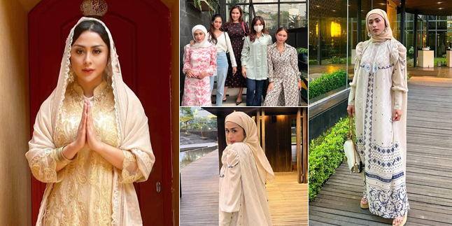 8 Photos of Selvi Kitty Wearing a Hijab During Ramadan, Beautiful and Prayed to Wear Hijab Soon