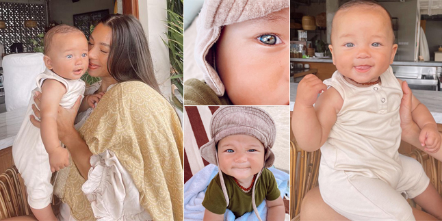 8 Latest Photos of Baby Kiyoji, Jennifer Bachdim's Growing and Adorable Son, His Eyes are so Blue!