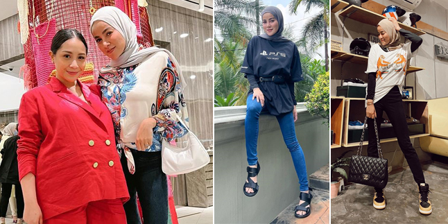 8 Latest Photos of Olla Ramlan that are Getting Slimmer, Her Skinny Legs Catch Netizens' Attention