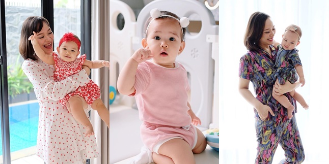 8 Photos of Yuanita Christiani with Baby Ariella who is Getting Better at Posing, Often Wearing Matching Outfits - So Cute!