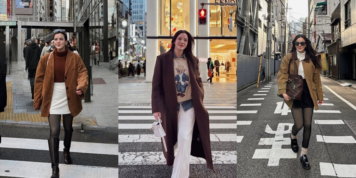 Can Be an Inspiration, 8 Styles of Alice Norin's Vacation in Japan with Beautiful and Elegant Earth Tone Outfits