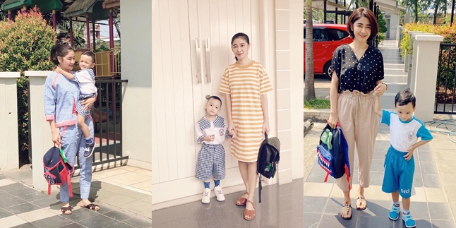 8 Styles of Uut Permatasari's School Drop-off and Pick-up that Became the Highlight, Often Receiving Praise