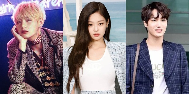 8 K-Pop Idol Looks Chic Wearing Famous Brand Outfits, Jennie - Kai