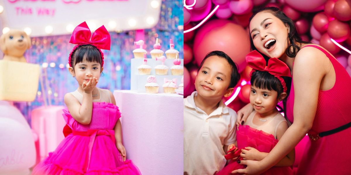 8 Moments of Chava's 4th Birthday Party, Barbie-themed, Daughter of Rachel Venya