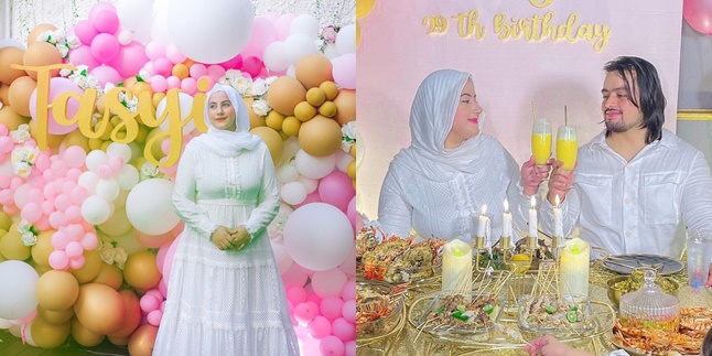 8 Moments of Tasyi Athasyia's Birthday Party, Surprise from Husband - Festive All in Pink