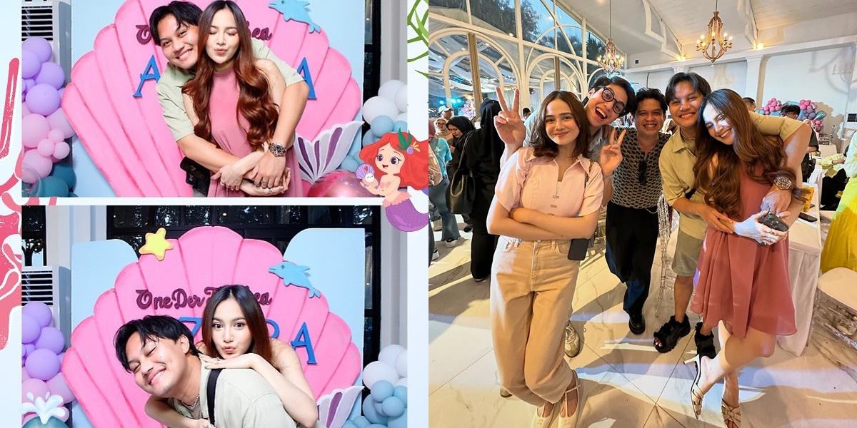 8 Moments of Rizky Febian & Mahalini at Azura's Birthday, Double Couple with El & Syifa and Singing Together with Juicy Luicy