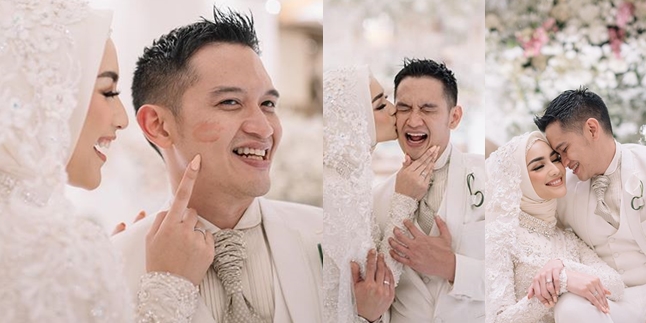 8 Romantic Moments of Citra Kirana and Rezky Aditya, Hugging and Kissing Affectionately After Officially Getting Married