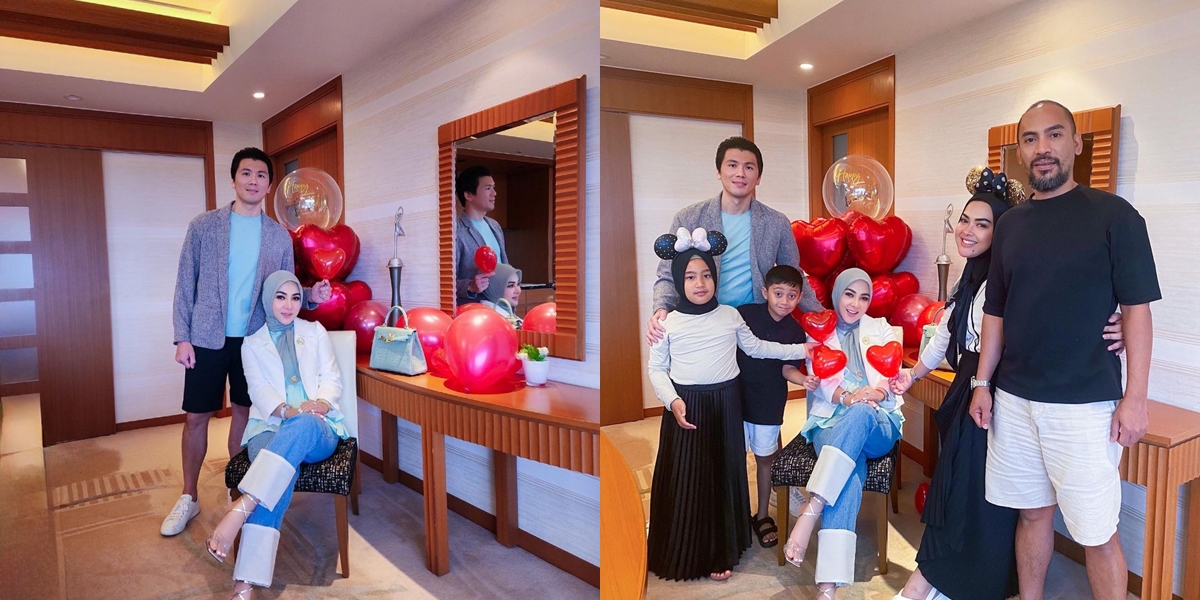 8 Moments of Syahrini's Birthday, Celebrated in a Luxury Hotel Room with Reino Barack and Her Younger Sister