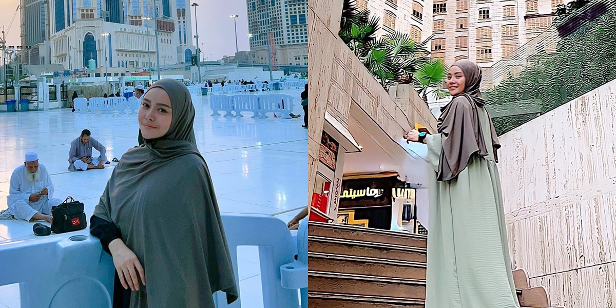 8 Charming Roses AFI that Calm the Heart During Umrah, Wearing Hijab Syar'i Harvesting Praise