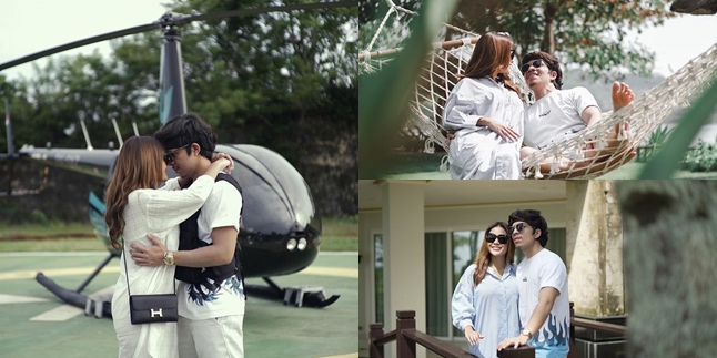 8 Photoshoot Atta Halilintar and Aurel Hermansyah During Honeymoon in Bali, Their Romantic Poses Caught the Attention of Atta's Sister