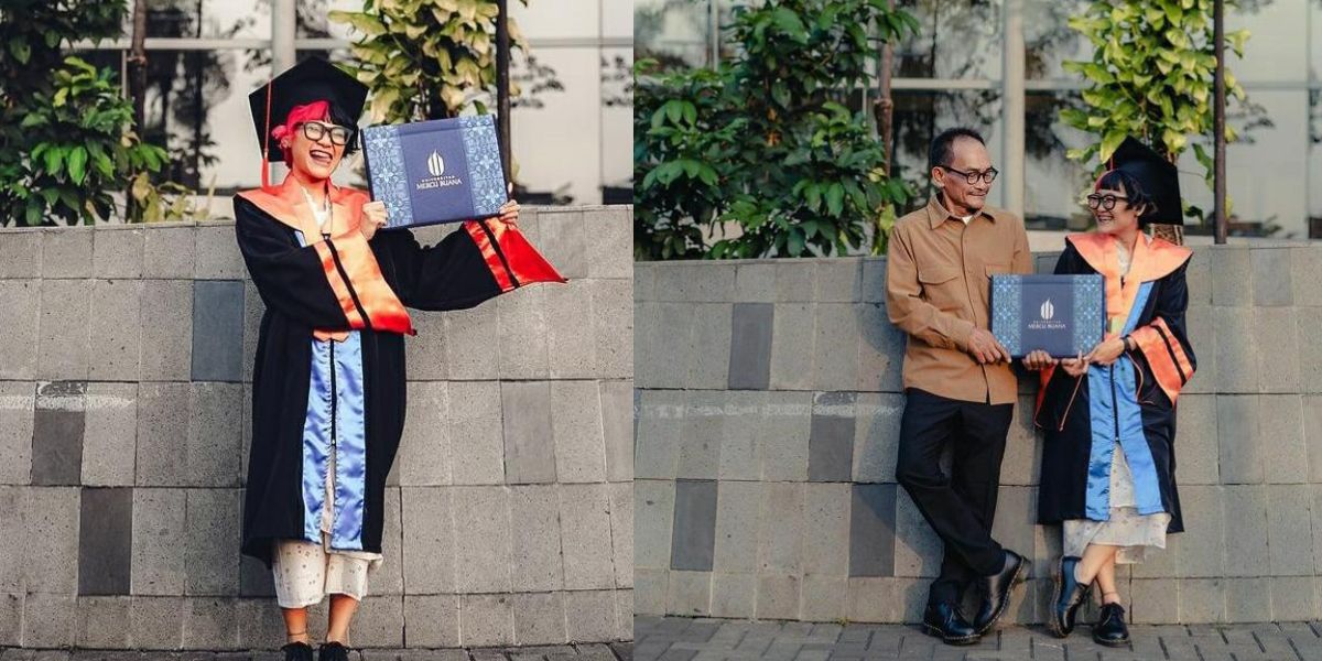 8 Photos of Aci Resti, Completing College and Becoming a Bachelor, Hoping to Elevate Parents' Status