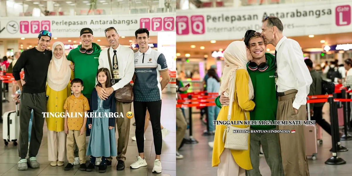 8 Portraits of Aisar Khaled Bidding Farewell to His Family Before Going to Indonesia for a Very Noble Mission